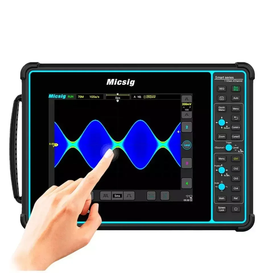 

Micsig STO1102C Plus Smart Digital Oscilloscope 2 Channels 100MHz Bandwidth 1GSa/s