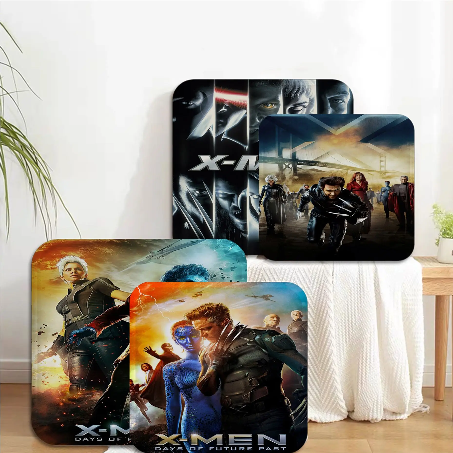 

Disney X-Men Square Chair Mat Soft Pad Seat Cushion For Dining Patio Home Office Indoor Outdoor Garden Buttocks Pad