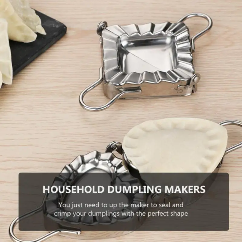 

Effective Making Machine Stainless Steel Kitchen Cooking Pastry Tool Dumpling Mold Durable Dumpling Wrapper Cutter