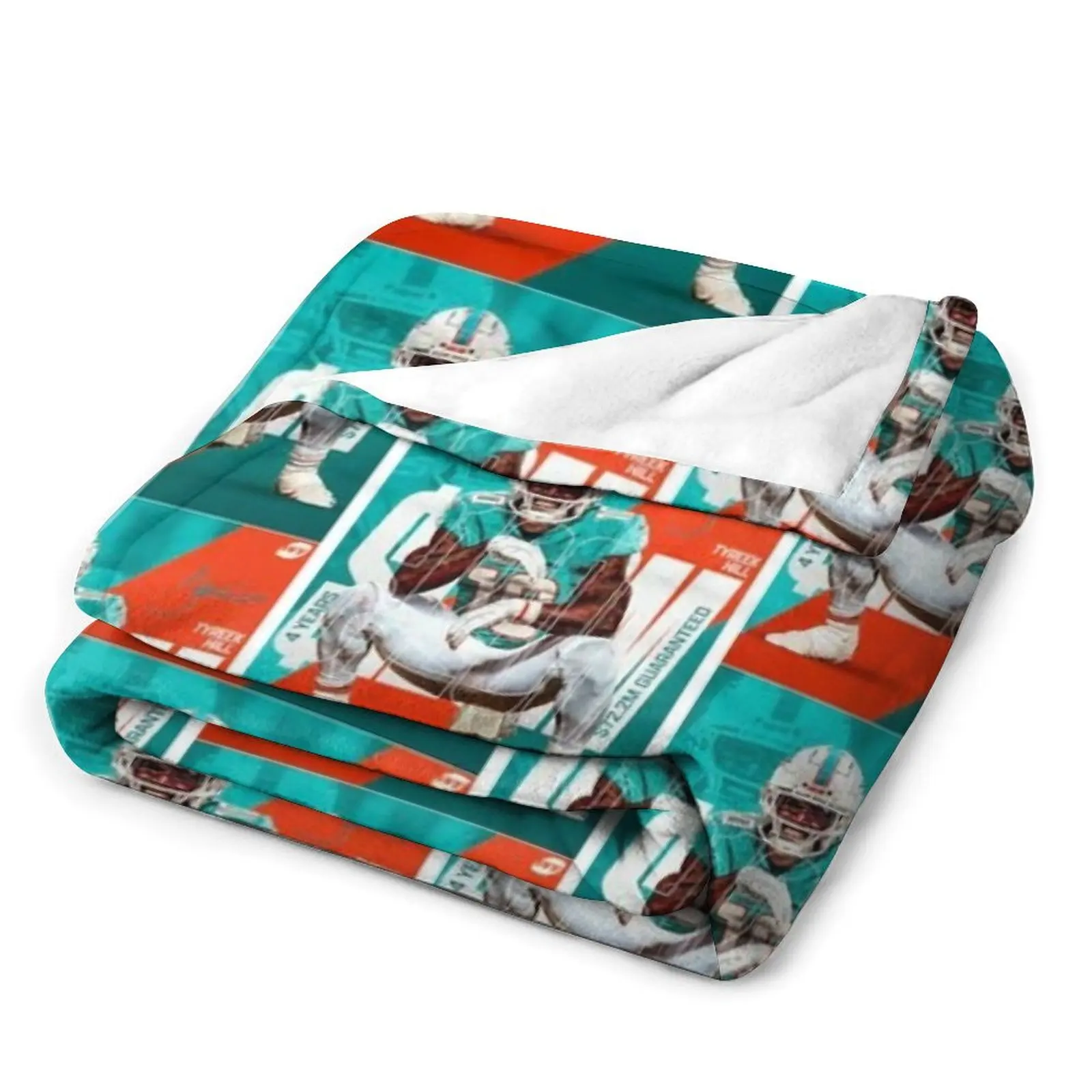 Одеяло Tyreek Hill с дельфином летнее пляжное одеяло