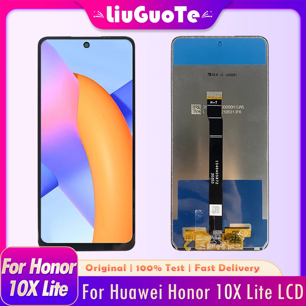 Оригинальный дисплей для Huawei Honor 10X lite X10 DNN-LX9 Y7A ЖК-дисплей с сенсорным экраном и