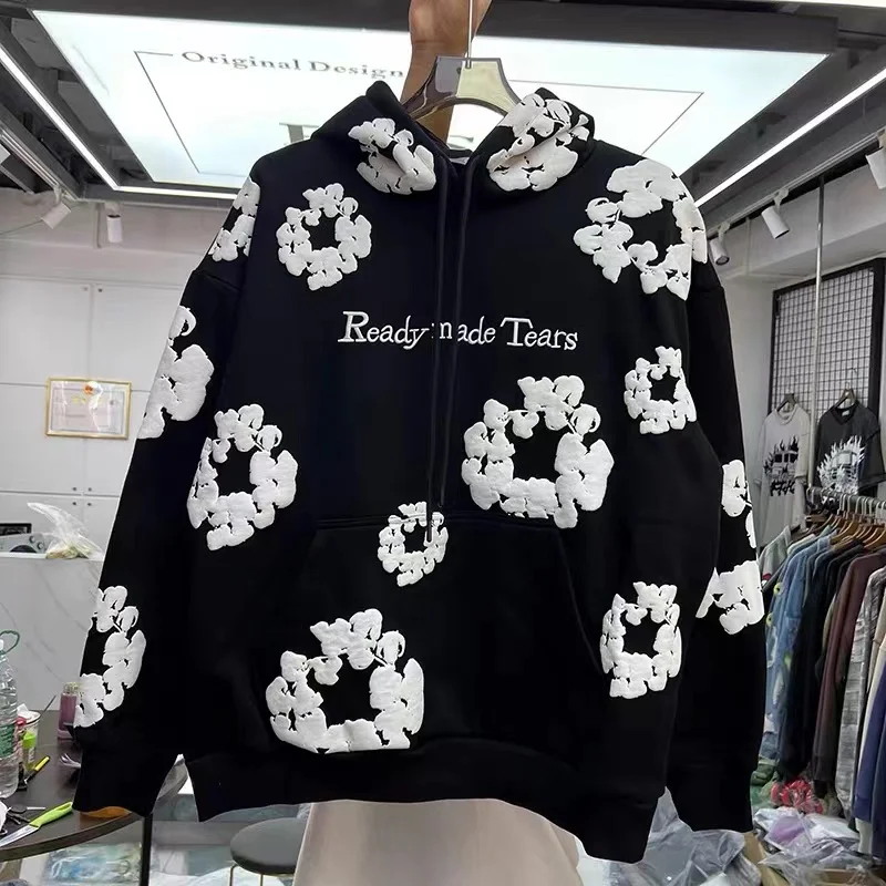 

Повседневная Толстовка bape с капюшоном, Высококачественная хлопковая толстовка