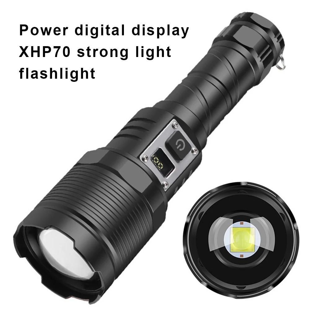 

Flashlight Durable Telescoping Focusing Multi Modes Micro Lamp USB Rechargeable Strong Lights Long Shot Outdoor Lighting Type