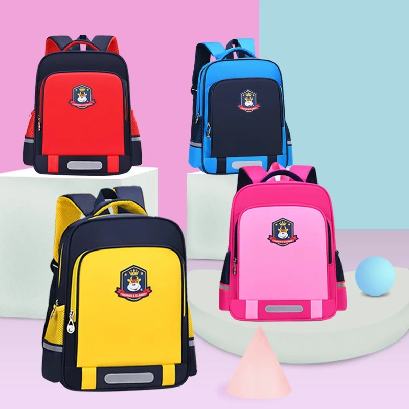 Primary School Students Children British Style Large Capacity Backpacks New Girls Boys Simple Leisure Schoolbags In Kindergarten