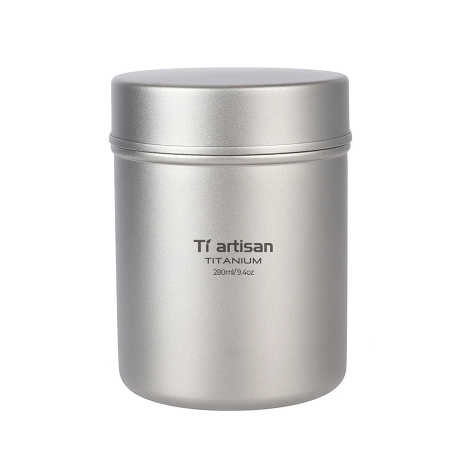 

280ml Titanium Tea Tin Can Seal Box Canister Coffee Bean Food Storage Container For Storing Coffee/loose Tea/spices