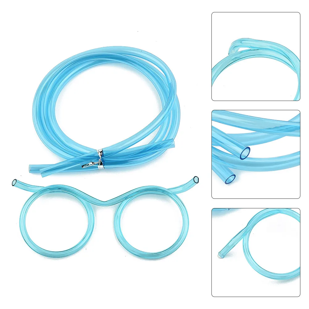 Смешные мягкие очки бороды соломинки гибкая трубка для питья аксессуары дня