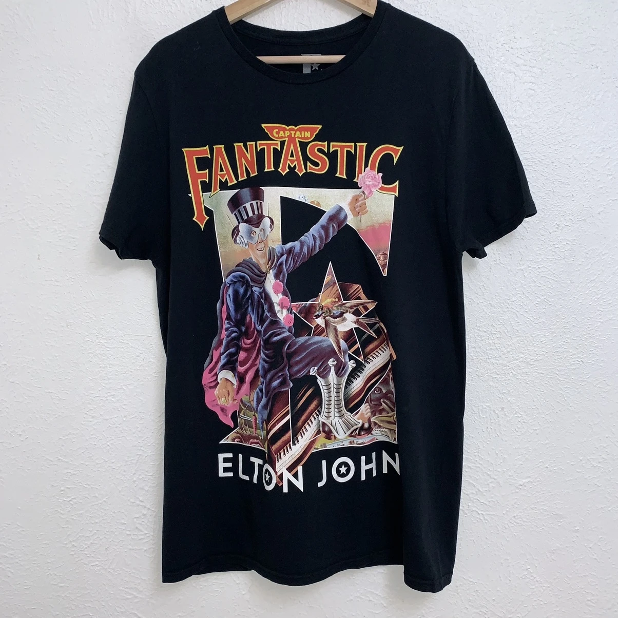 Captian фантастическая футболка Elton John Band большая |