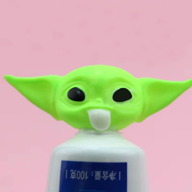 

Disney Star Wars Anime Figures Baby Yoda Resin Toys Squeeze Toothpaste Tool Kawaii Bathroom Supplies Interest Children's Toys