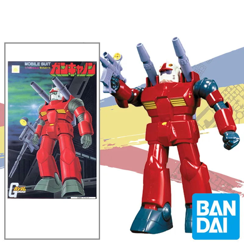 

Original Bandai 1/100 MOBILE SUIT GUNDAM RX-77 GUNCANNON Assembly Model Collection Action Figure Toy