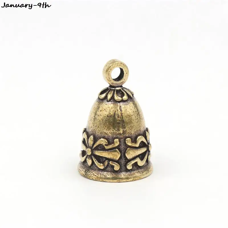 1 шт. Мини Античный колокольчик китайская латунная Медная скульптура молитвенная