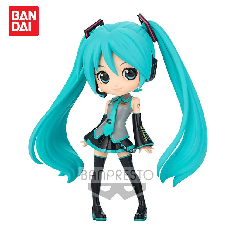 

Bandai Original Model Hatsune Miku Q Version Action Figure Collection Model Toys Gifts for Children PVC Statue Model Toys