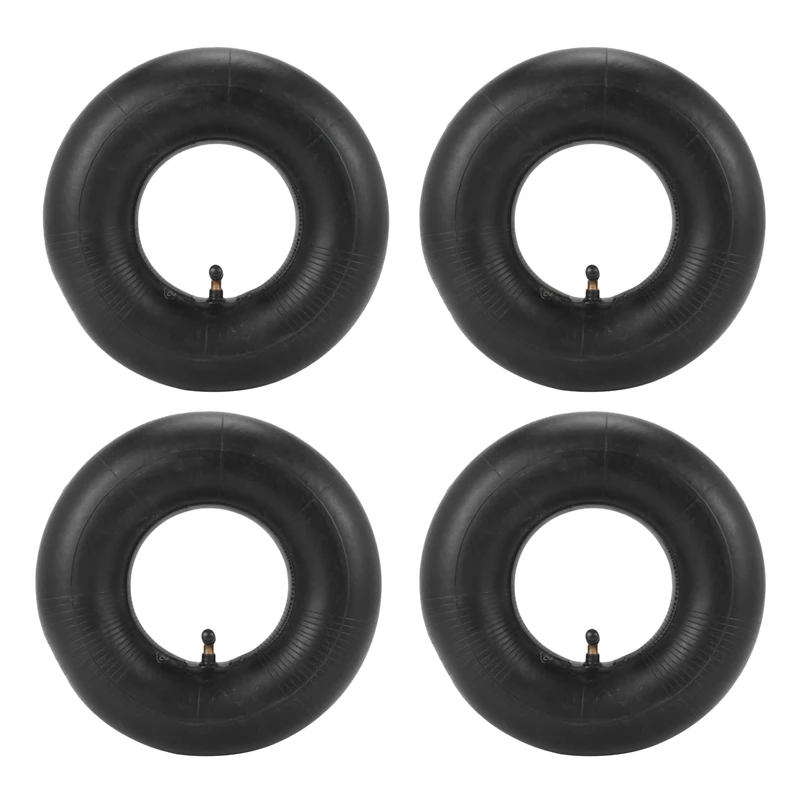 

4X 4.10/3.50-4 410/350-4 ATV Quad Go Kart 47Cc 49Cc Chunky 4.10-4 Tire Inner Tube Fit 3.50-4 4 inch Tire-Inner Tube