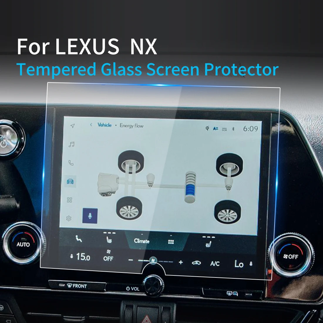 

Защитная пленка 9,8 дюйма для LEXUS NX 2023 NX260/350/400/450, закаленное стекло, защитная пленка, аксессуары для защиты навигатора