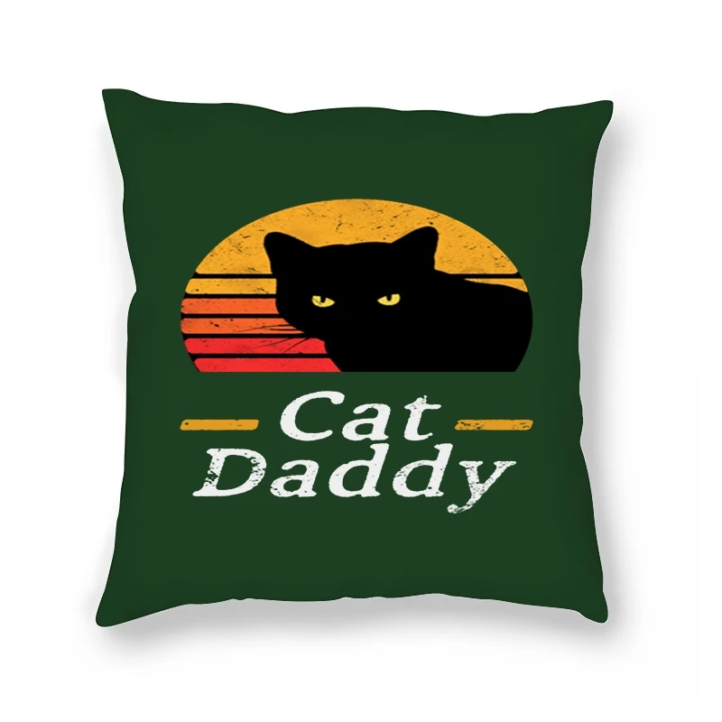 

Винтажный Повседневный чехол-накладка с принтом кошки и папы, модная дышащая свободная мужская одежда с круглым вырезом