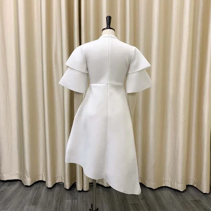 Новое осеннее поступление модный стиль африканское женское однотонное платье