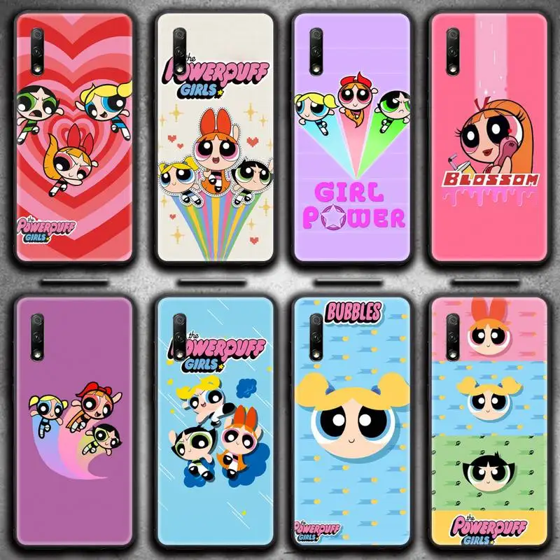 

Cartoon Powerpuff Girls Phone Case for Huawei Honor 30 20 10 9 8 8x 8c v30 Lite view 7A pro