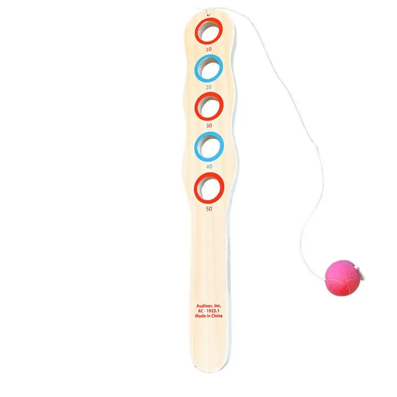 Весло-мяч игрушка деревянный весло-мяч ракетки координация рук и глаз Пляжная