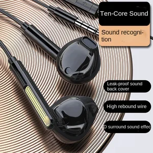 wired headphones high quality music headphones games earplugs stereo headphones mobile phone accessories gamer accessories free global shipping