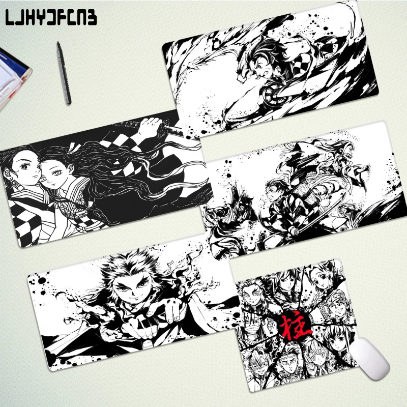 

Anime Demon Slayer Kimetsu No Yaiba Funny Mouse Pad Super Creative INS Tide Large Size For Keyboards Mousepad For Boyfriend Gift