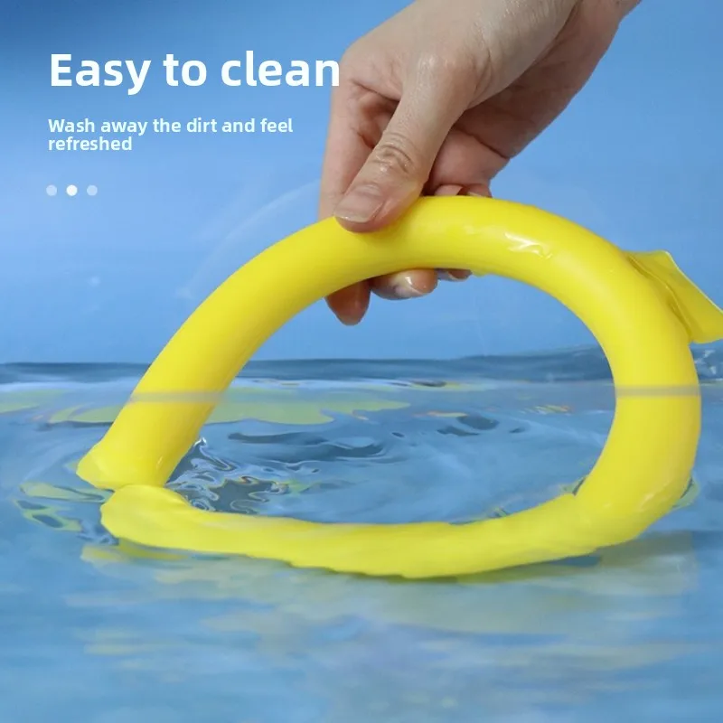 Фото Охлаждающее кольцо для шеи Heat Relief Summer: ледяное ощущение для снижения температуры при занятиях спортом на открытом воздухе и в офисе №3