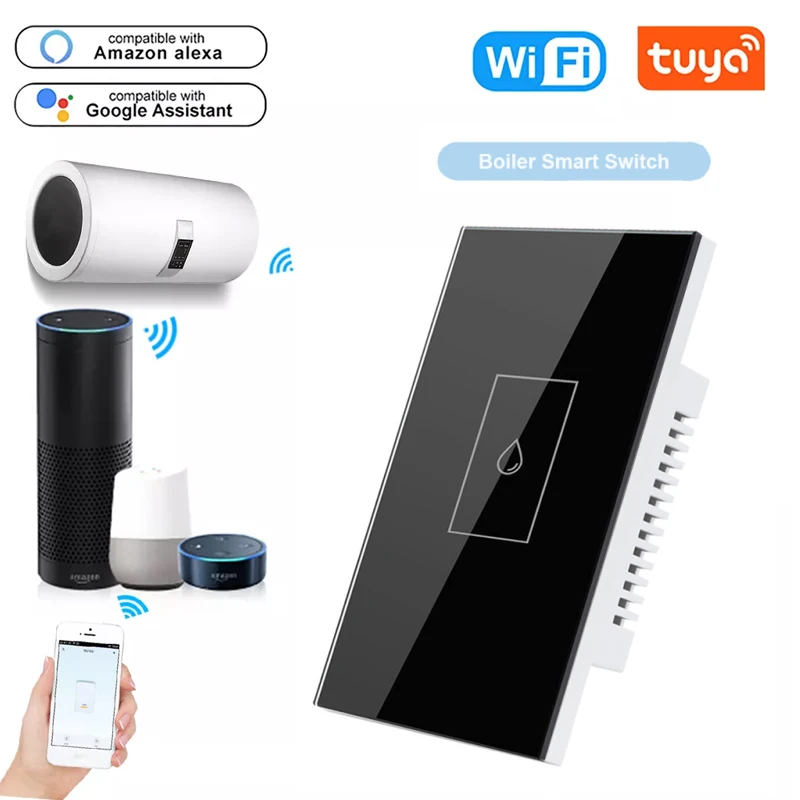 

Умный водонагреватель Aubess с Wi-Fi и таймером, 20 А, 4400 Вт