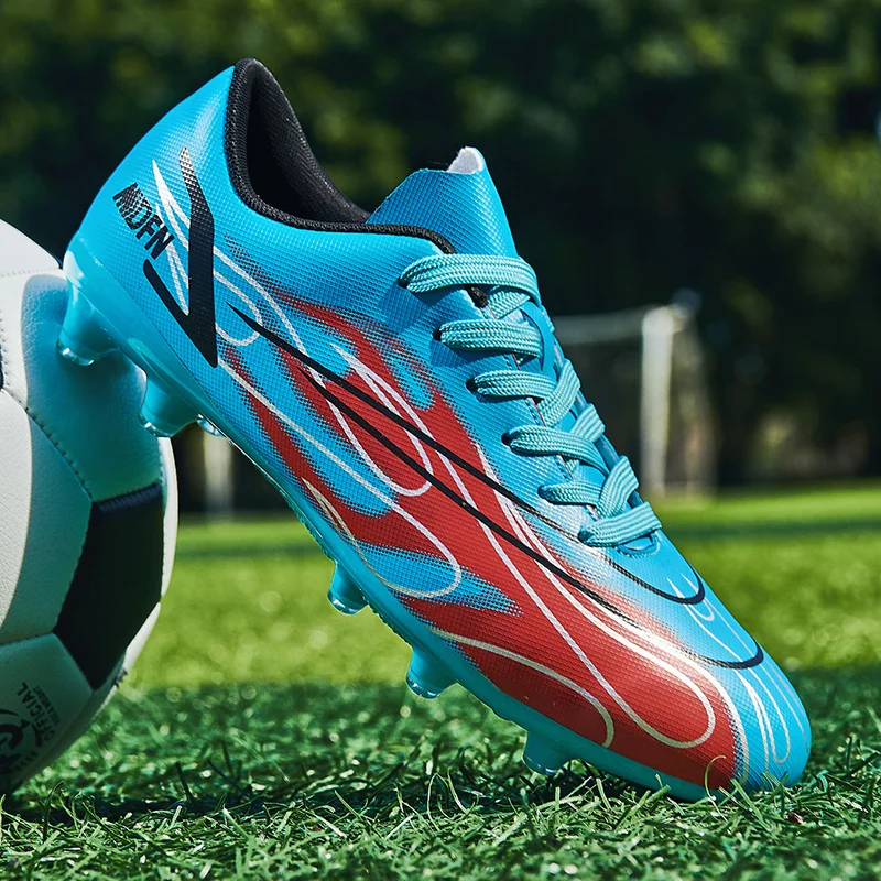 New Football Shoes Children's Boys Little Students Girls Broken Nails Youth Training  Club Match Couple