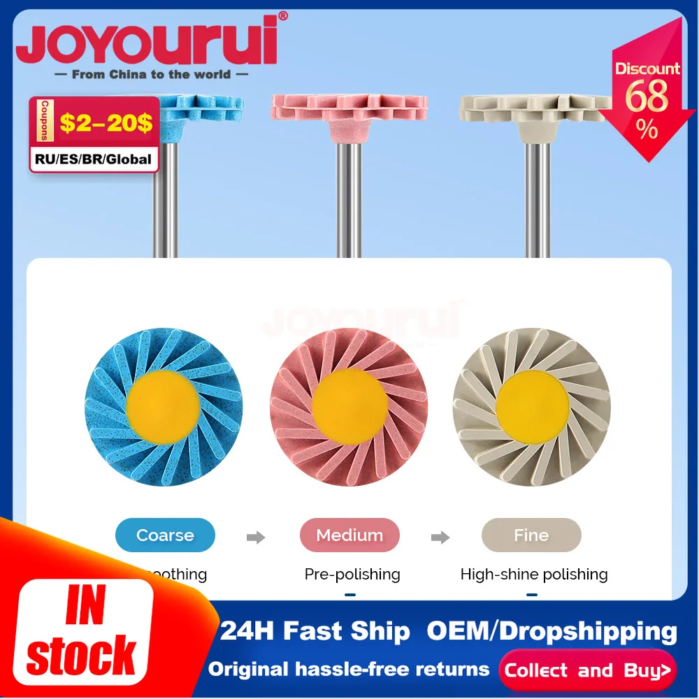 6 шт./компл. стоматологический циркониевый полировальный круг керамический