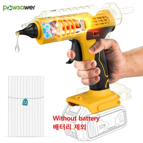 hot melt glue gun with battery