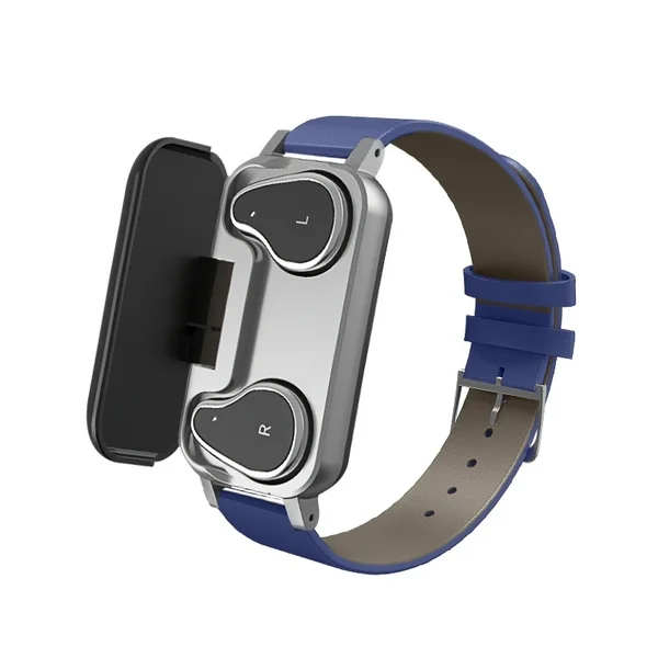2021 amazon hot Sport waterproof t89 Smart bracelet Watch With Bt Earphone wireless earbuds Hate Rate Blood Pressure Monitor