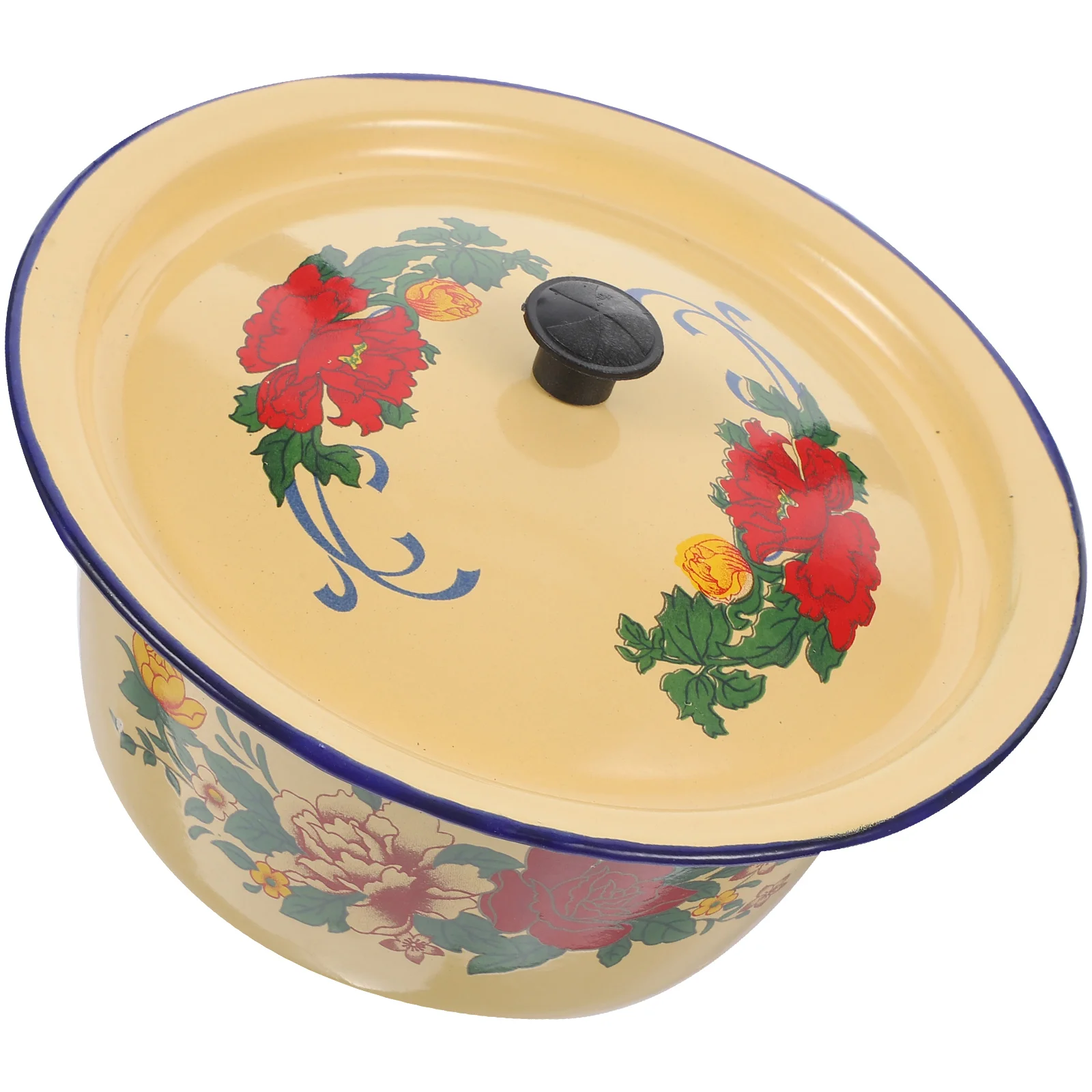 Старомодная раковина с люком большая эмалированная чаша миски для смешивания