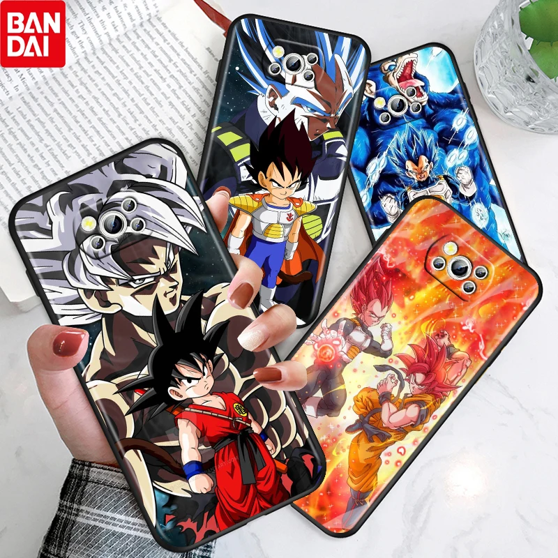 

Anime Boy Dragon Ball For Xiaomi Poco X3 NFC F3 GT M4 M3 M2 F2 X2 Pro TPU Soft Black Silicone Phone Case Cover Funda Coque Capa