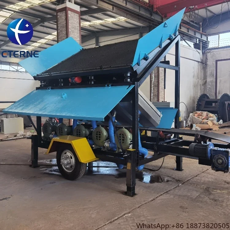 Маленькая сухая воздуходувка 20 Т/ч для горнодобывающей золота с высокой