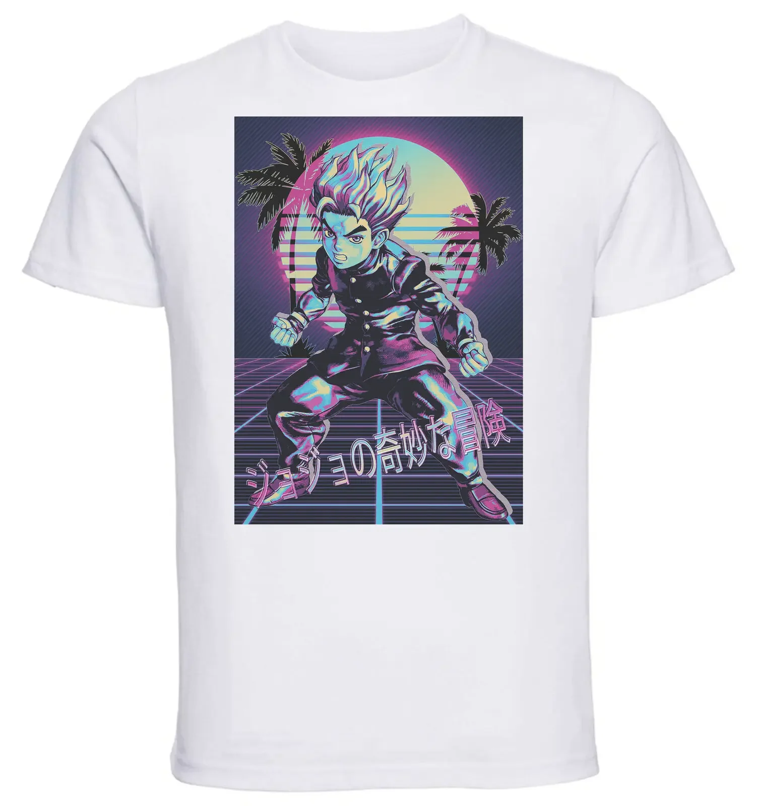 Футболка в стиле 80-х Vaporwave Jojo Koichi Hirose (art.: 3920c93bc8e27) - 3920c93bc8e27