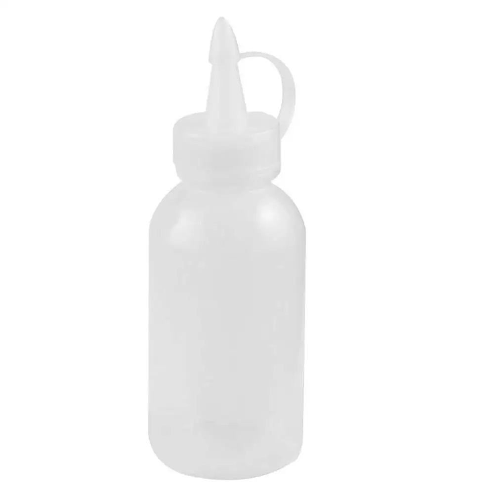 

100ML Squeeze Squirt Condiment Bottles With Cap Lid Salad Sauce Dispenser Bottles Olive Oil Gravy Boats Ketchup Cruet Storage