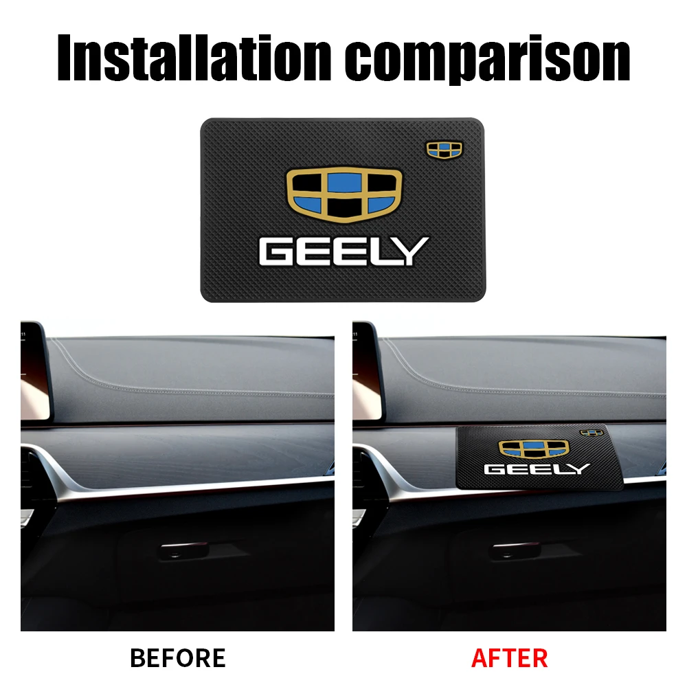 Автомобильный силиконовый Противоскользящий коврик для приборной панели