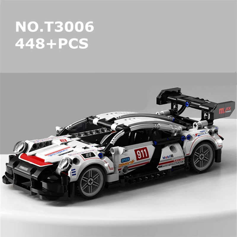 419Pcs Ferrari Enzo Pagani McLaren Bugatti Rambo Model Pull Back Car Creative Compatible MOC Building Blocks Bricks Toys Gifts | Игрушки и