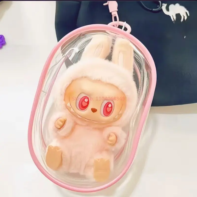 Прозрачный защитный чехол The Monsters Labubu 2 второго поколения виниловое сиденье