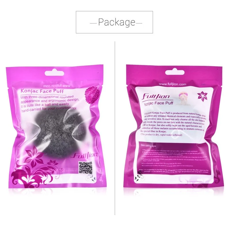 Губка для очищения лица 1 шт. спонж Konjac разных цветов Органический Уход за кожей