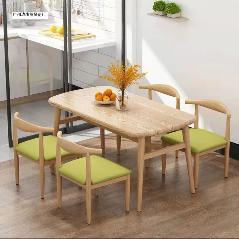 

Aoliviya Sh New Table and Chair Set Dining Tables and Chairs Set Modern Simple Small Apartment 4 People 6 Eating Economical