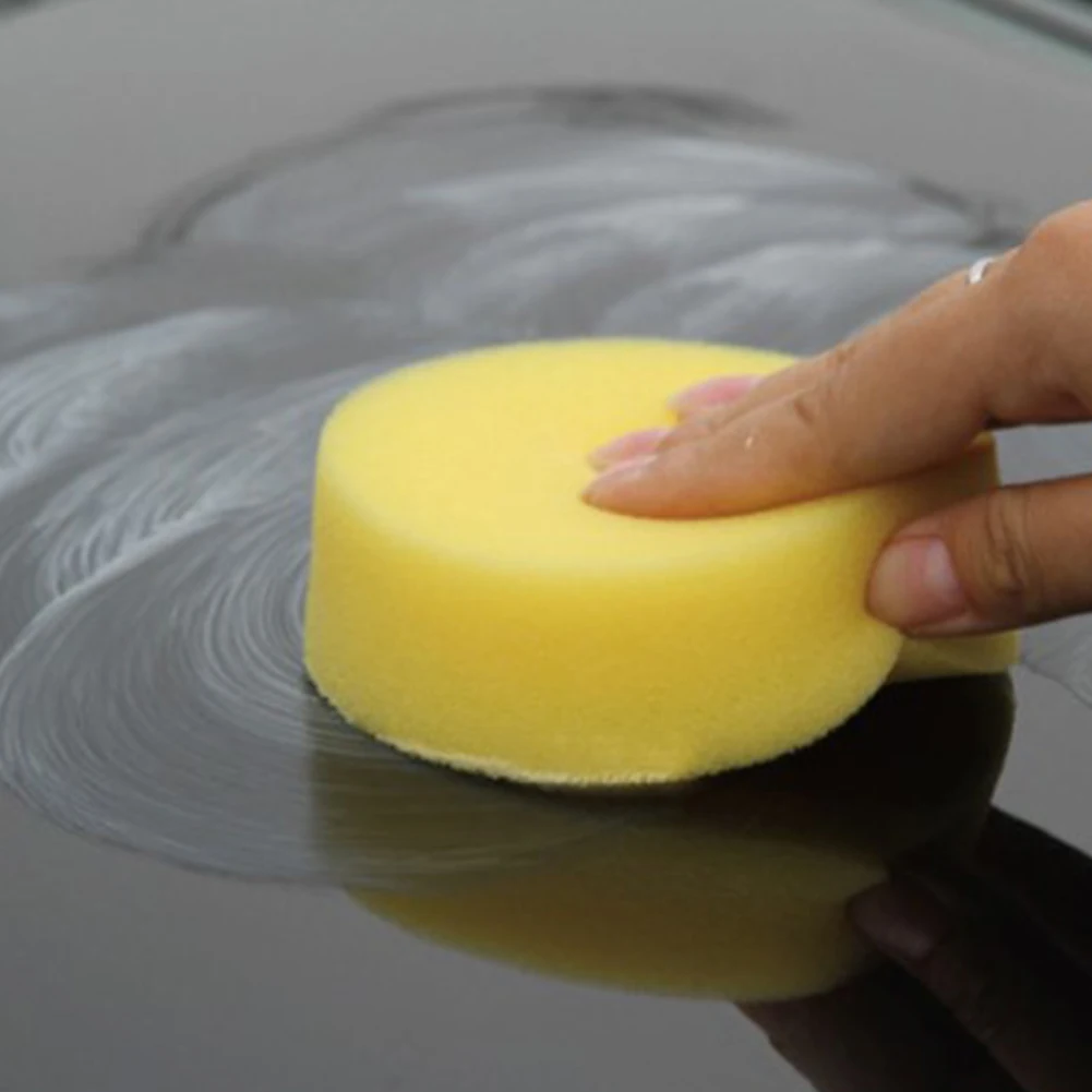 

12 PCs Sponges Detailing Polish Car Applicator Wax Waxing Foam Cleaning Wash For Use With Wax, Polish, Tyre Dressing, Trim Dress