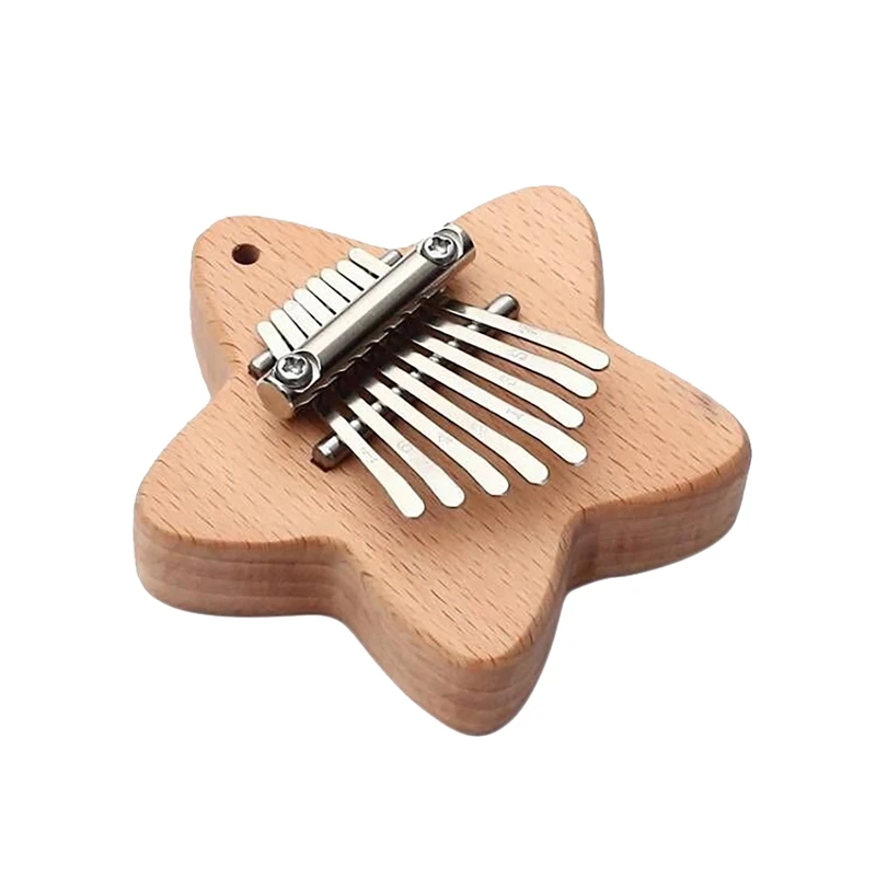 

Mini Thumb Piano 8 Keys Kalimba Portable Finger Piano Marimbas With Lanyard Special Gifts For Kids And Adults Beginners