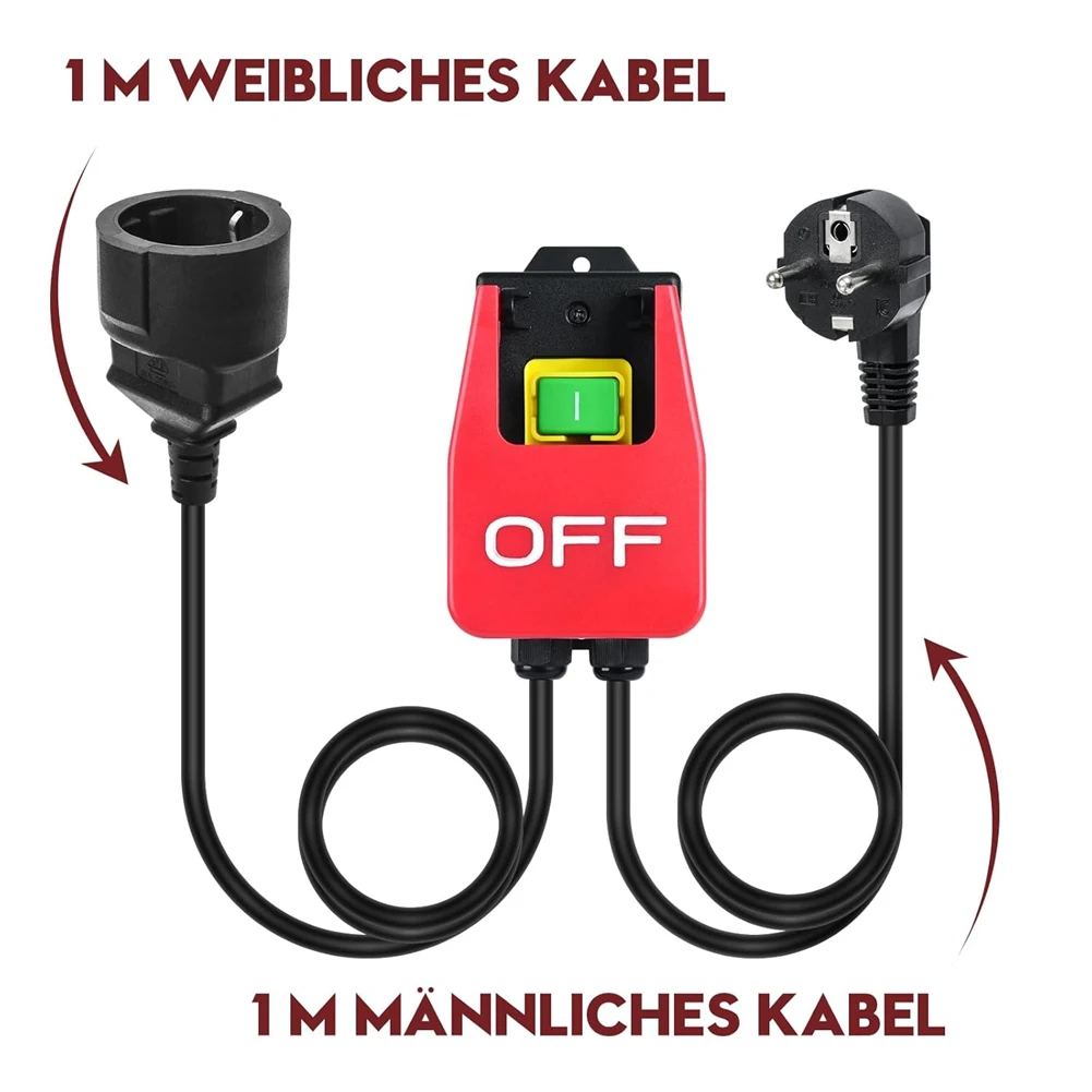 Однофазный переключатель включения/выключения 220 В предохранительный с большой