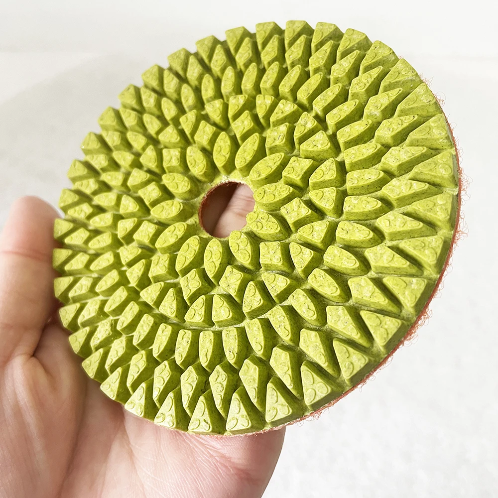 

7 шт., 4 дюйма, 100 мм, алмазная полировальная подушечка из смолы, влажный шлифовальный диск для шлифовального камня, гранита, мрамора, керамической плитки