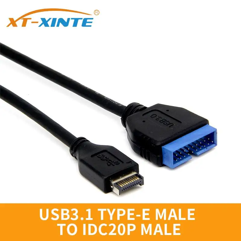

USB 3.1 Type-E (папа)-IDC20P (папа)