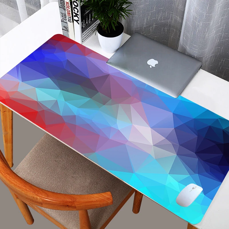 

Abstract Geometry Mouse Pads Keyboard Gaming Accessories Pc Laptop Xxl Desk Mat Mousepad Office Kawaii Mause Pad Large 900X400