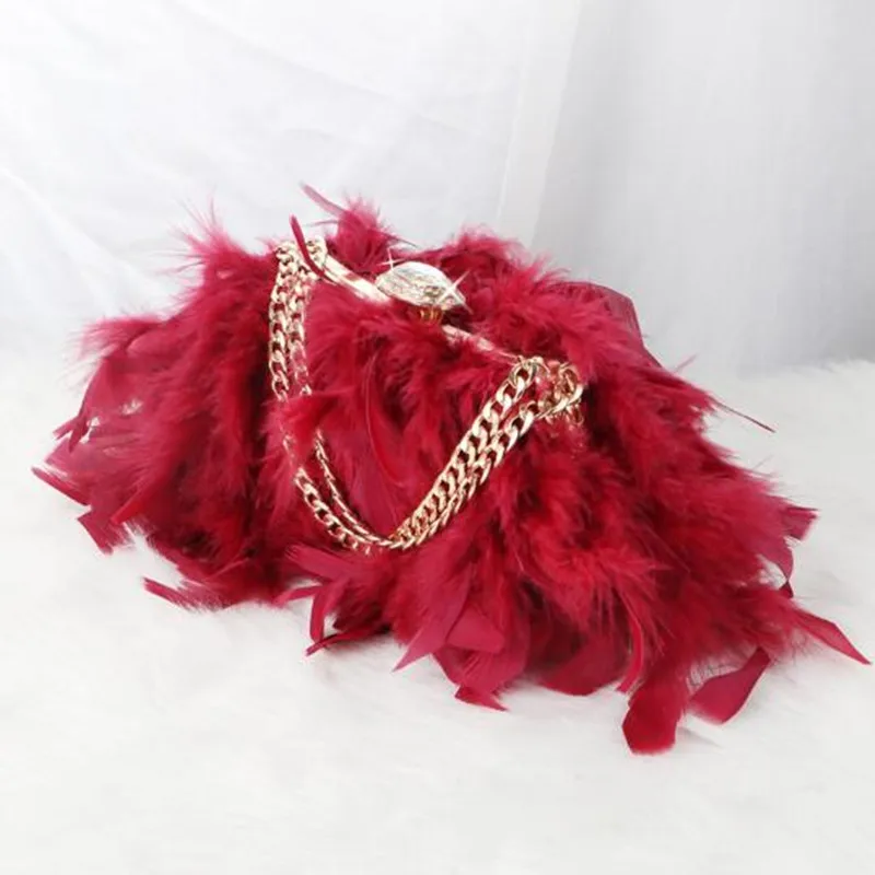Свадебная сумка роскошные кошельки и сумочки с перьями для женщин вечерние