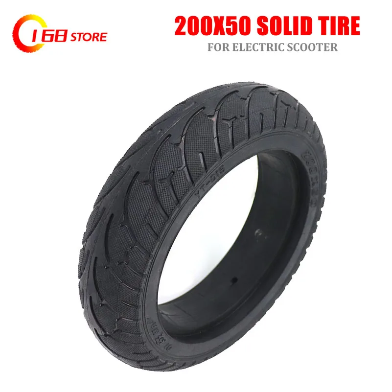 200x50 Solid Tyre 8 Inch Tubeless Tyre 200*50 Non-inflatable Explosion-proof Tire 8