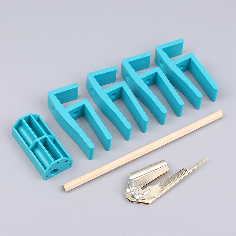 

1 комплект, 16-20 мм, разноцветный параллельный скрайбер, закрывающая доска для гардероба, зажим для маркировки, деревообрабатывающий инструмент для маркировки