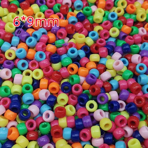 Бусины пони акрил 100 шт