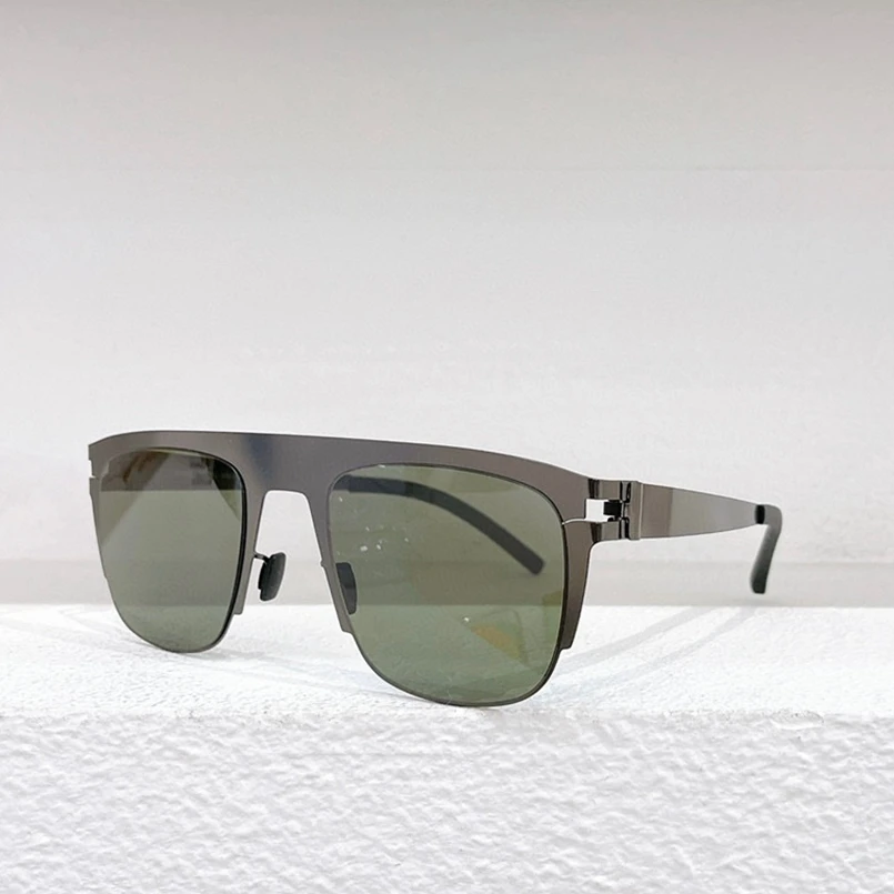 

Top quality Alloy classic sunglasses men half frame fashion designer eyeglasses UV400 outdoor handmade women trendy SUN GLASSE